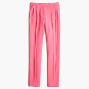Jcrew Maddie pant in Bi-Stretch wool Pink Sorbet